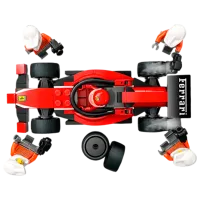Constructor LEGO F1 Pit Stop & Pit Crew With Ferrari Car Set Rasă/ Multicolor photo 5