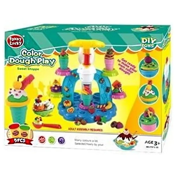 Set de plastilină Funny Lucky 43951 Multicolor / 3+ photo 3