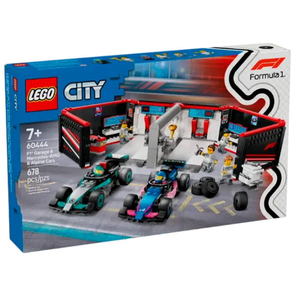 Constructor LEGO F1 Garage & Mercedes-Amg & Alpine Cars Rasă/ Multicolor photo 1