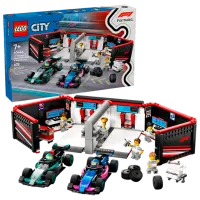 Constructor LEGO F1 Garage & Mercedes-Amg & Alpine Cars Rasă/ Multicolor photo 2