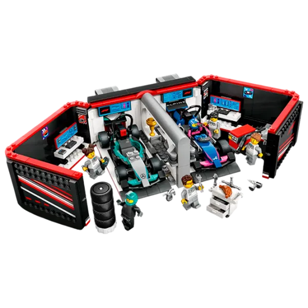 Constructor LEGO F1 Garage & Mercedes-Amg & Alpine Cars Rasă/ Multicolor photo 3