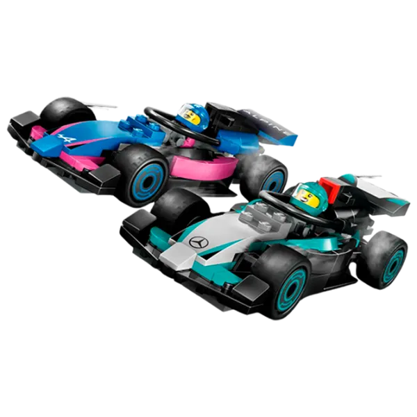 Constructor LEGO F1 Garage & Mercedes-Amg & Alpine Cars Rasă/ Multicolor photo 4