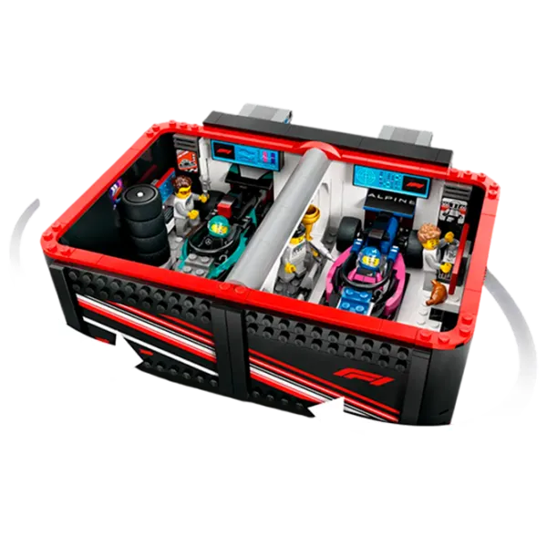 Constructor LEGO F1 Garage & Mercedes-Amg & Alpine Cars Rasă/ Multicolor photo 5
