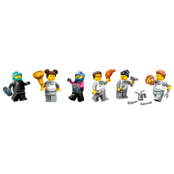 Constructor LEGO F1 Garage & Mercedes-Amg & Alpine Cars Rasă/ Multicolor photo 6