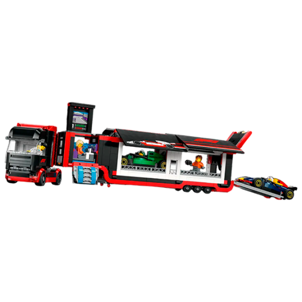 Constructor LEGO F1 Truck With Rb20 & Amr24 F1 Cars Rasă/ Multicolor photo 2