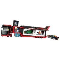 Constructor LEGO F1 Truck With Rb20 & Amr24 F1 Cars Rasă/ Multicolor photo 2