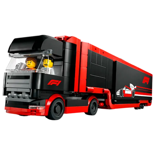 Constructor LEGO F1 Truck With Rb20 & Amr24 F1 Cars Rasă/ Multicolor photo 5