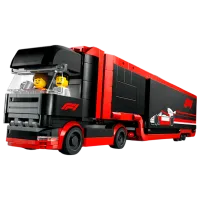 Constructor LEGO F1 Truck With Rb20 & Amr24 F1 Cars Rasă/ Multicolor photo 5