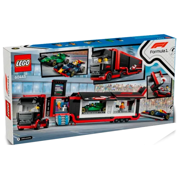 Constructor LEGO F1 Truck With Rb20 & Amr24 F1 Cars Rasă/ Multicolor photo 8