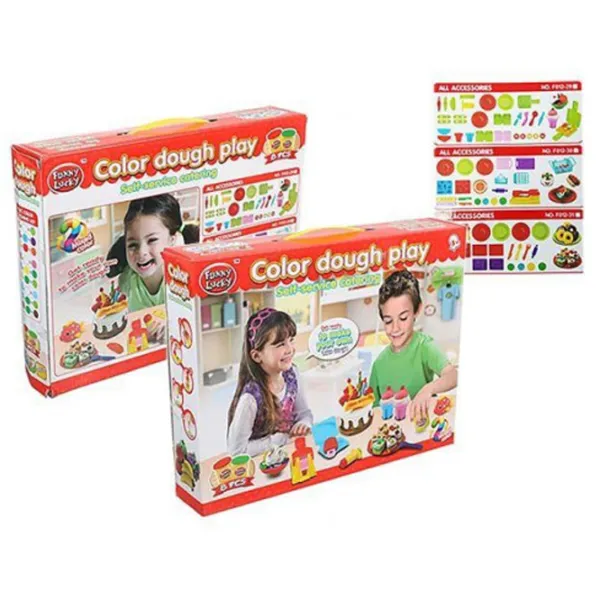 Set de plastilină Funny Lucky 43946  Multicolor / 3+ photo 2