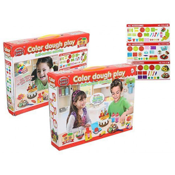 Set de plastilină Funny Lucky 43946  Multicolor / 3+ photo 2