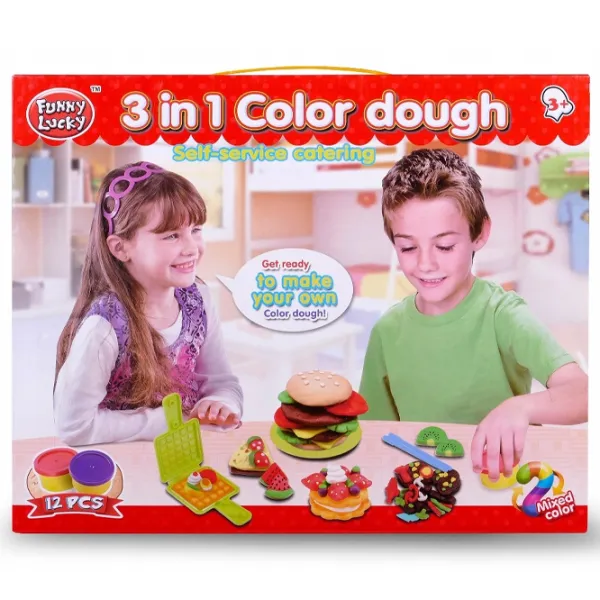 Set de plastilină Funny Lucky 43945  Multicolor / 3+ photo 3
