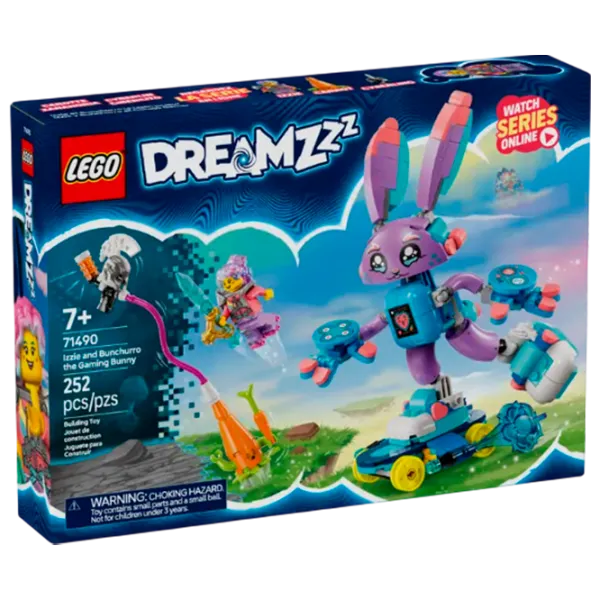 Constructor LEGO Izzie And Bunchurro Animale/ Multicolor photo 1