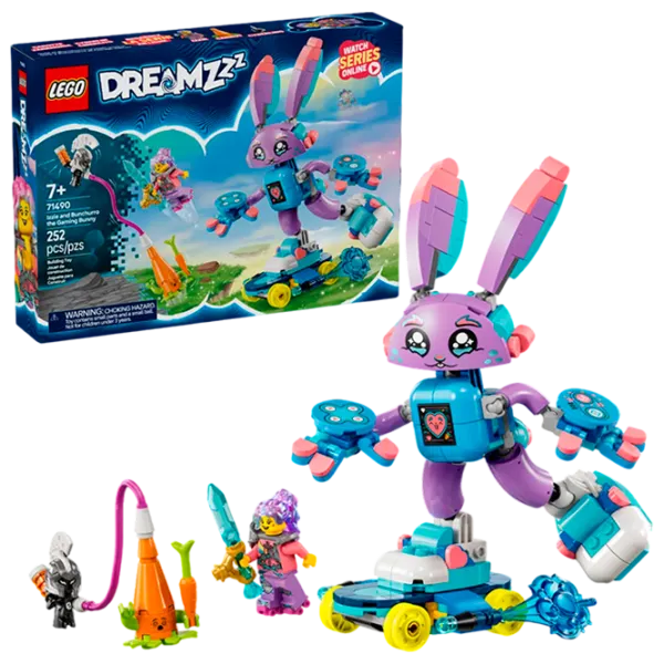 Constructor LEGO Izzie And Bunchurro Animale/ Multicolor photo 3