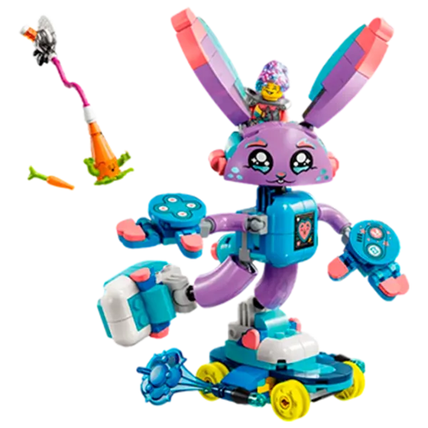 Constructor LEGO Izzie And Bunchurro Animale/ Multicolor photo 4