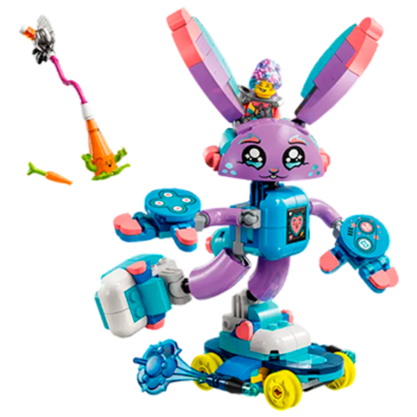 Constructor LEGO Izzie And Bunchurro Animale/ Multicolor photo 4