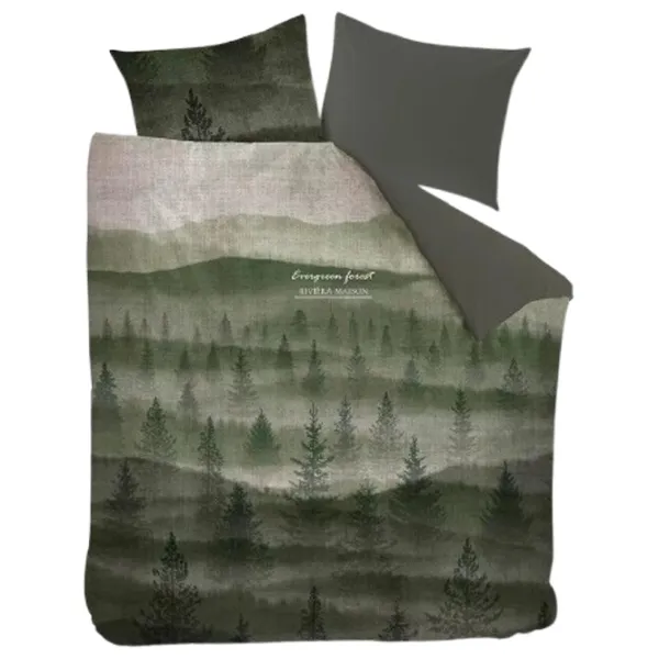 Lenjerie de pat Riviera Maison Evergreen Bumbac photo 1 Lenjerie de pat Riviera Maison Evergreen Bumbac photo 1