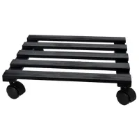 Suport pentru ghiveci ProGarden 31131 Black / Lemn