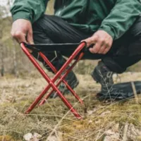 Scaun camping Outwell Discover Red Poliester / Red photo 5