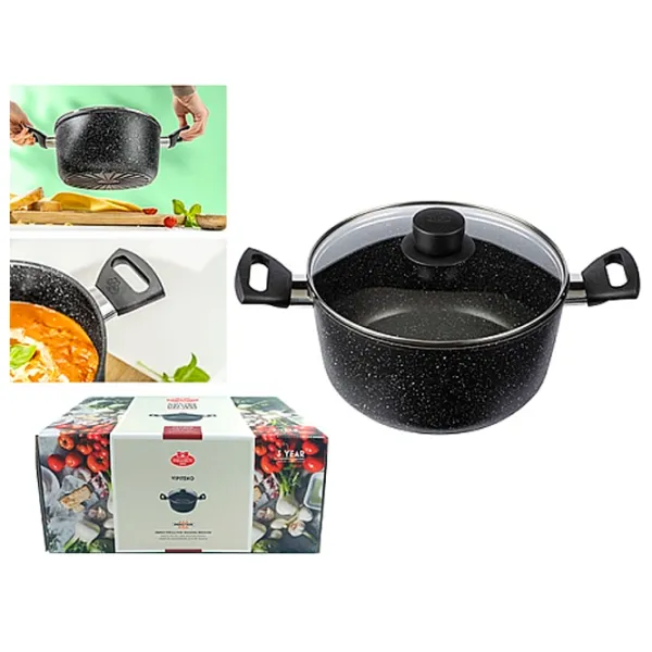 Кастрюля Ballarini Vipiteno 4.75л Алюминий / Черный photo 1