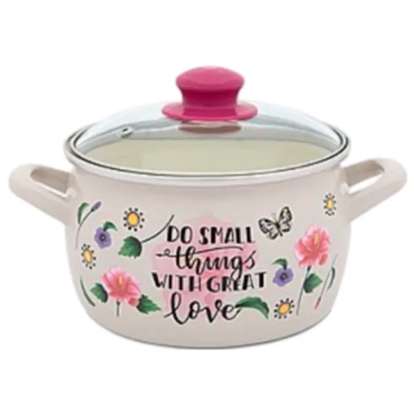 Cratiță Metalac Do small 3.1l Oțel emailat / White photo 1