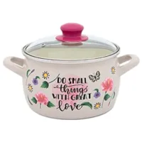 Кастрюля Metalac Do small 3.1л Эмалированная сталь / Белый