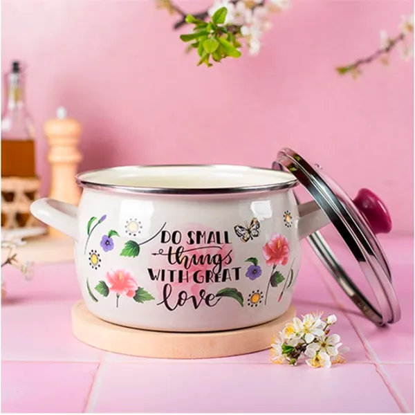 Cratiță Metalac Do small 3.1l Oțel emailat / White photo 2
