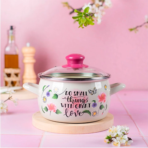Cratiță Metalac Do small 3.1l Oțel emailat / White photo 3