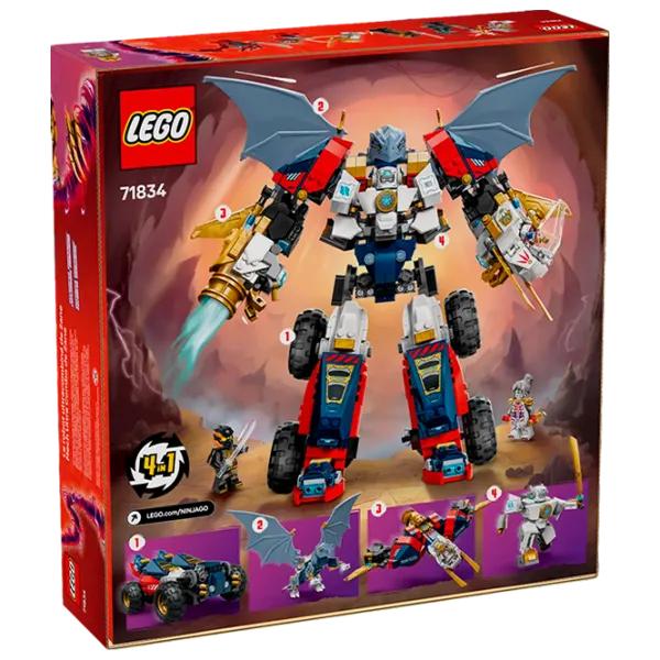 Constructor LEGO Zane'S Ultra Combine Ninjago/ Multicolor photo 8