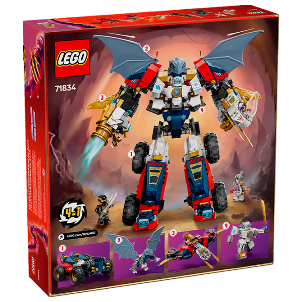 Constructor LEGO Zane'S Ultra Combine Ninjago/ Multicolor photo 8