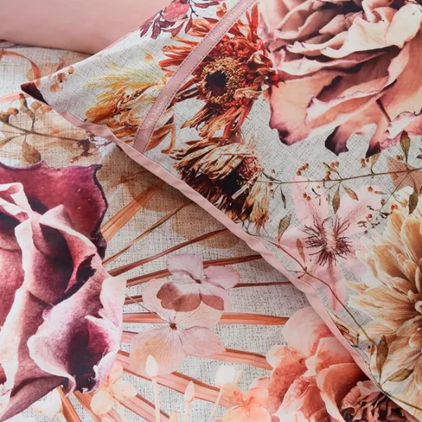 Lenjerie de pat Riviera Maison Faded Flower Bumbac photo 2 Lenjerie de pat Riviera Maison Faded Flower Bumbac photo 2