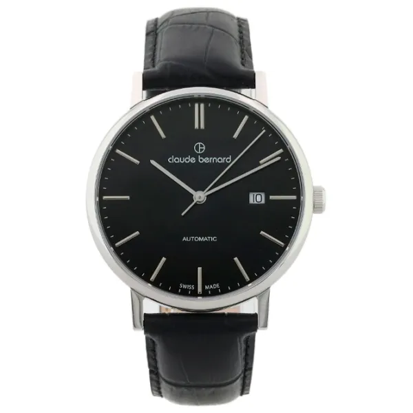 Наручные часы для мужчин Claude Bernard 80102-3-NIN Механический / 40 мм photo 1 Наручные часы для мужчин Claude Bernard 80102-3-NIN Механический / 40 мм photo 1