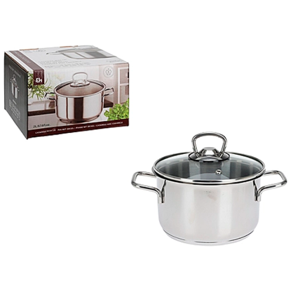 Кастрюля PS EH 2л Алюминий / Серебряный photo 1 Кастрюля PS EH 2л Алюминий / Серебряный photo 1