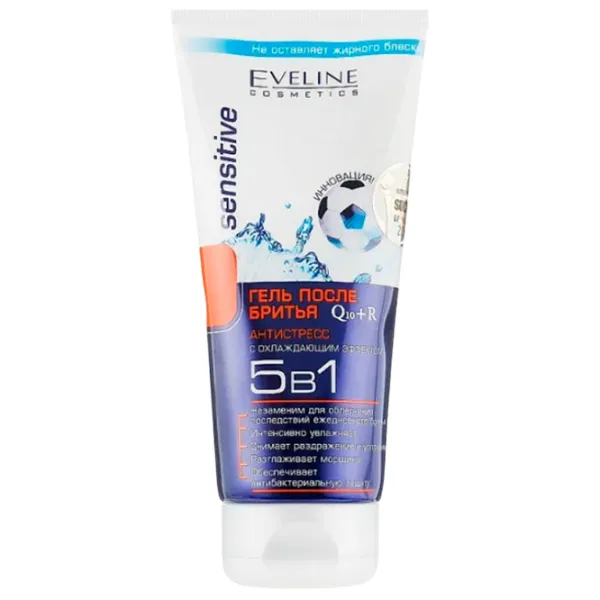 Гель после бритья Eveline Cosmetics 5 in 1 0.2л / Нежная photo 1 Гель после бритья Eveline Cosmetics 5 in 1 0.2л / Нежная photo 1
