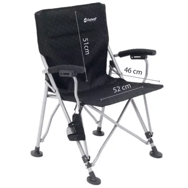 Кемпинговый стул Outwell Campo Полиэстер / Черный photo 3 Кемпинговый стул Outwell Campo Полиэстер / Черный photo 3