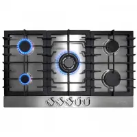 Plită încorporabilă pe gaz Kaiser KG 9356 Turbo Inox / Inox photo 3