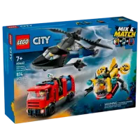 Constructor LEGO Fire Truck and Submarine Transport/ Multicolor