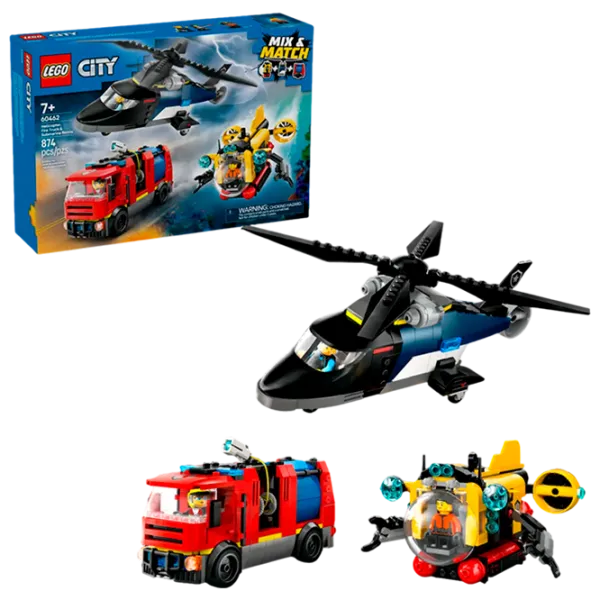 Constructor LEGO Fire Truck and Submarine Transport/ Multicolor photo 2
