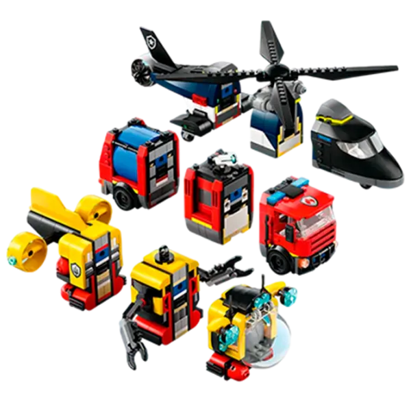 Constructor LEGO Fire Truck and Submarine Transport/ Multicolor photo 3