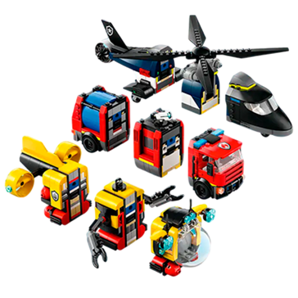 Constructor LEGO Fire Truck and Submarine Transport/ Multicolor photo 3