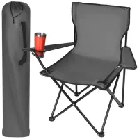 Scaun camping Trizand 23675 Poliester / Grey photo 3