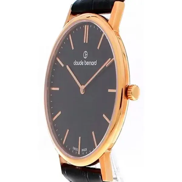 Ceas de mână pentru bărbați Claude Bernard 20214-37R-NIR Cuarț / 39 mm photo 3 Ceas de mână pentru bărbați Claude Bernard 20214-37R-NIR Cuarț / 39 mm photo 3