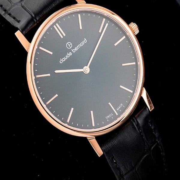 Ceas de mână pentru bărbați Claude Bernard 20214-37R-NIR Cuarț / 39 mm photo 4 Ceas de mână pentru bărbați Claude Bernard 20214-37R-NIR Cuarț / 39 mm photo 4