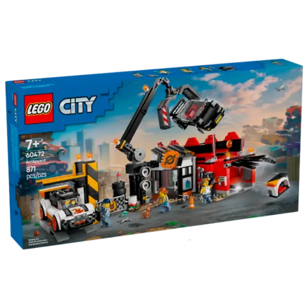 Constructor LEGO Scrapyard with Cars Depozit/ Multicolor photo 1