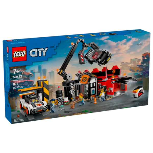 Constructor LEGO Scrapyard with Cars Depozit/ Multicolor photo 1