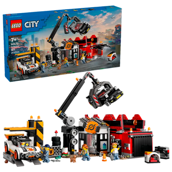 Constructor LEGO Scrapyard with Cars Depozit/ Multicolor photo 2