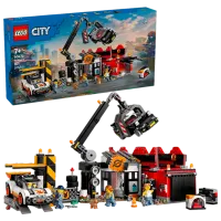 Constructor LEGO Scrapyard with Cars Depozit/ Multicolor photo 2