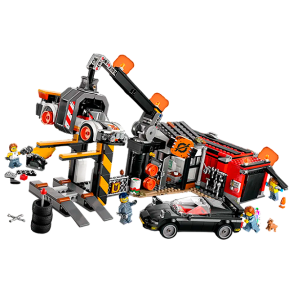 Constructor LEGO Scrapyard with Cars Depozit/ Multicolor photo 3