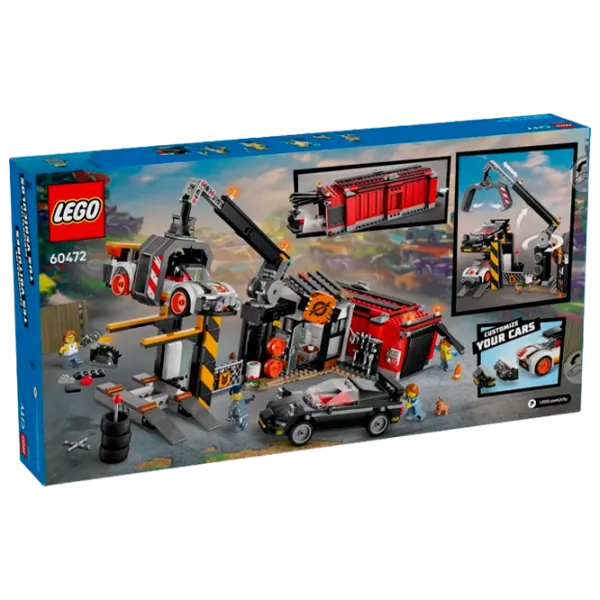 Constructor LEGO Scrapyard with Cars Depozit/ Multicolor photo 8
