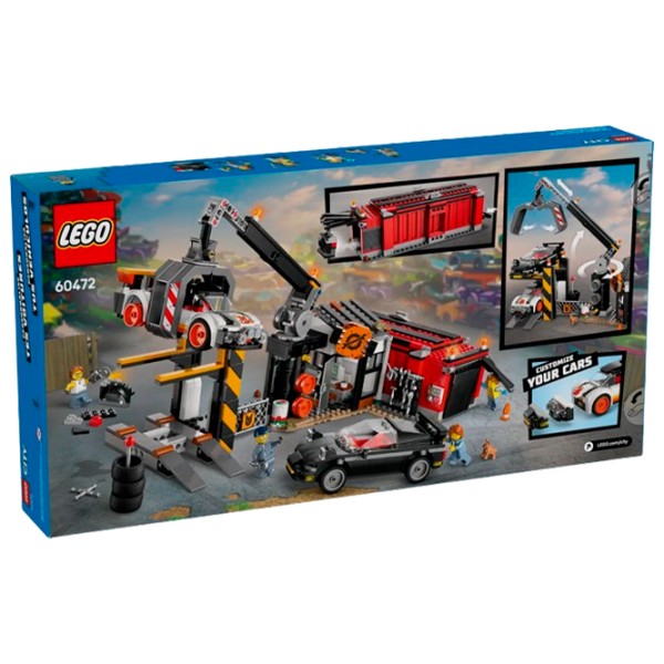 Constructor LEGO Scrapyard with Cars Depozit/ Multicolor photo 8
